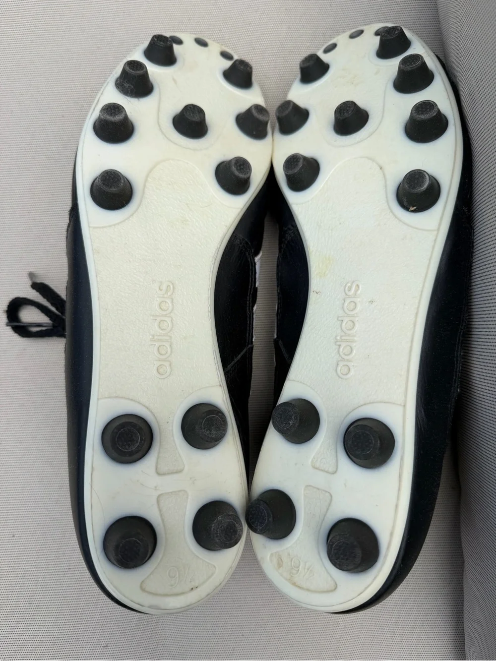 adidas Men’s Black and White Soccer Cleats